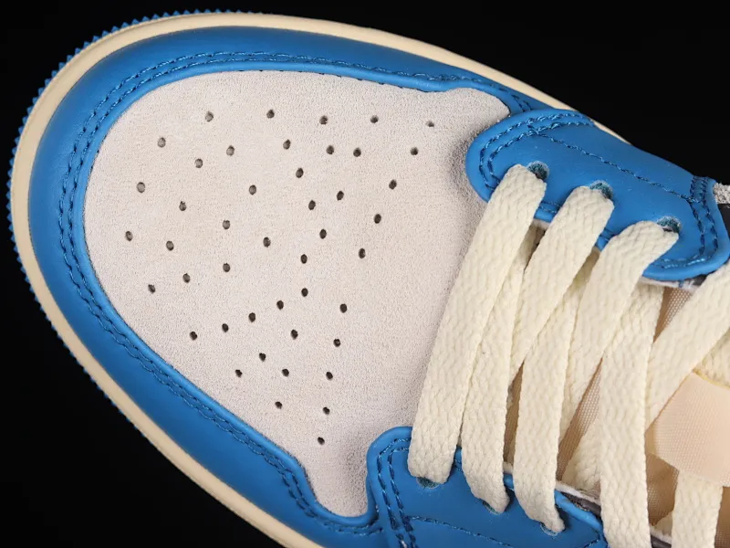 All categories Air Jordan Jordan series basketball shoes Air Jordan 1 Low Z version Air Jordan 1 Low "UNC Grey" AJ1 Joe 1 cement North Carolina blue low-top basketball shoes DZ5376-469